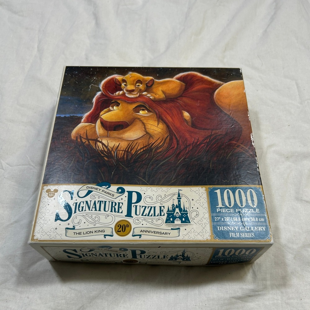 Disney Parks Signature Puzzle The Lion King 20th Anniversary 1000 Piece Sealed